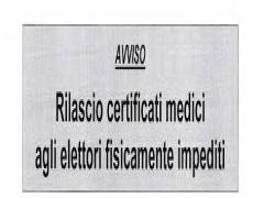 VOTO ASSISTITO - REFERENDUM COSTITUZIONALE DEL 29/3/2020